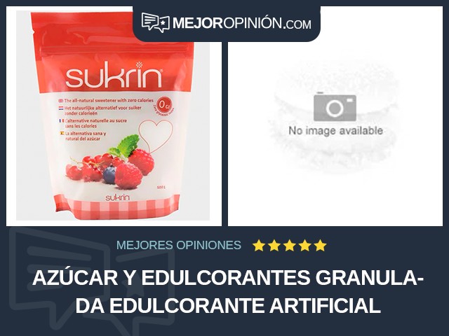 Azúcar y edulcorantes Granulada Edulcorante artificial