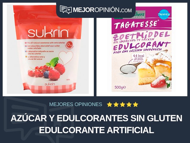 Azúcar y edulcorantes Sin gluten Edulcorante artificial