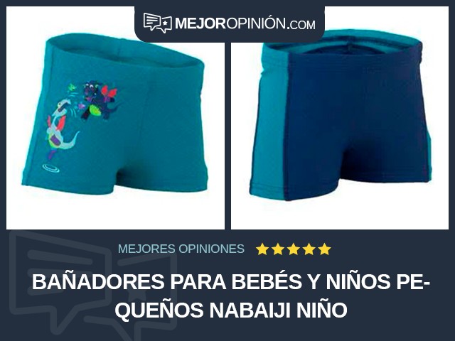 Bañadores para bebés y niños pequeños Nabaiji Niño