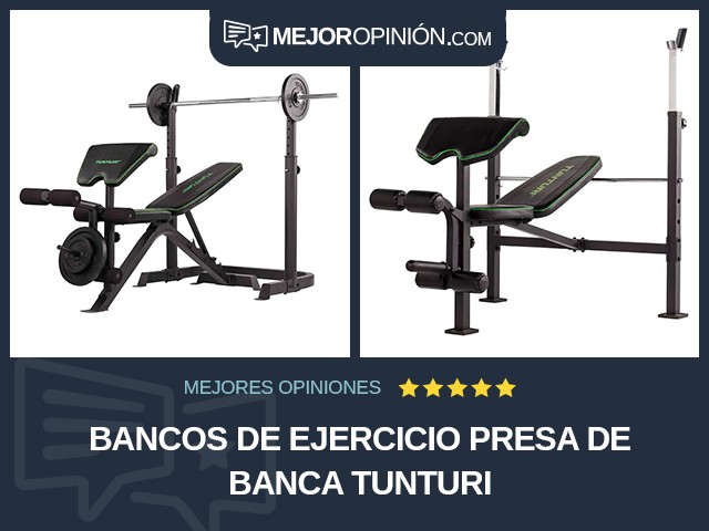 Bancos de ejercicio Presa de banca Tunturi