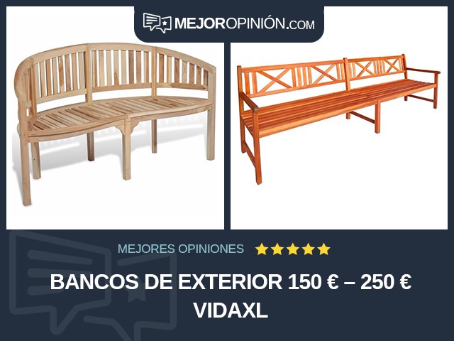 Bancos de exterior 150 € – 250 € vidaXL