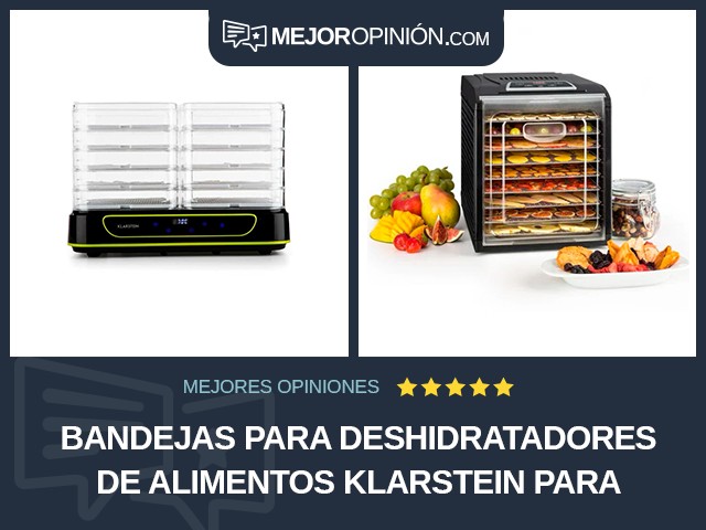 Bandejas para deshidratadores de alimentos Klarstein Para cecina