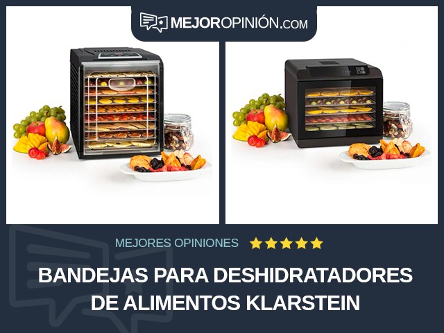 Bandejas para deshidratadores de alimentos Klarstein