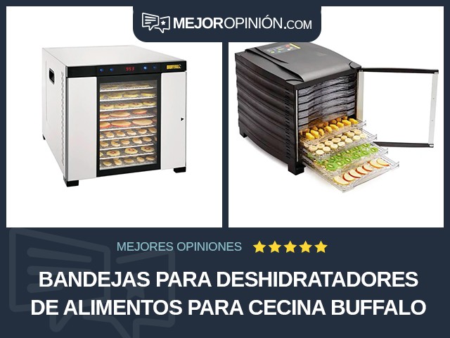 Bandejas para deshidratadores de alimentos Para cecina Buffalo Tools