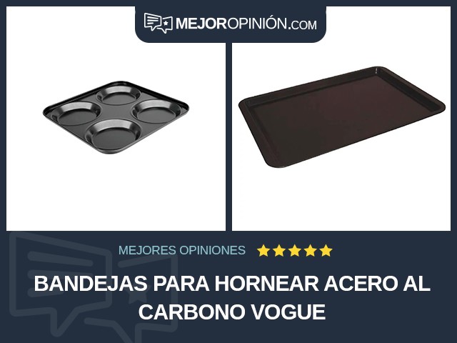 Bandejas para hornear Acero al carbono Vogue