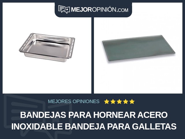 Bandejas para hornear Acero inoxidable Bandeja para galletas