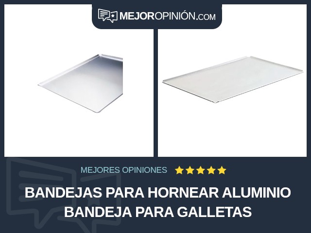 Bandejas para hornear Aluminio Bandeja para galletas