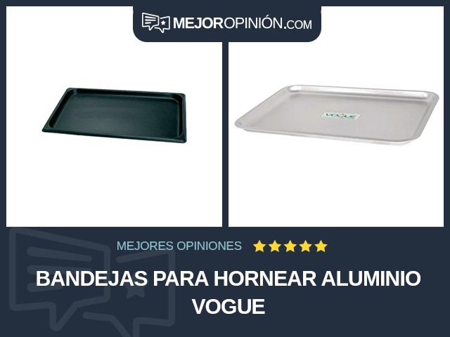 Bandejas para hornear Aluminio Vogue