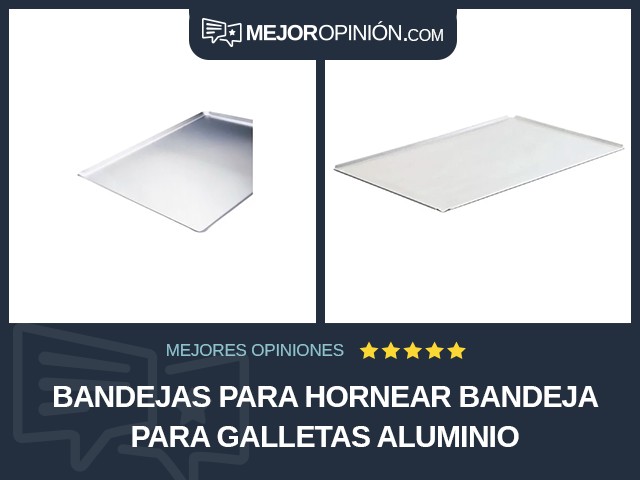 Bandejas para hornear Bandeja para galletas Aluminio