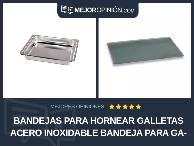 Bandejas para hornear galletas Acero inoxidable Bandeja para galletas