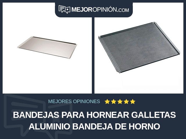 Bandejas para hornear galletas Aluminio Bandeja de horno