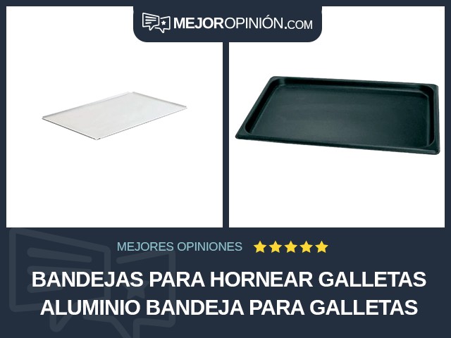 Bandejas para hornear galletas Aluminio Bandeja para galletas