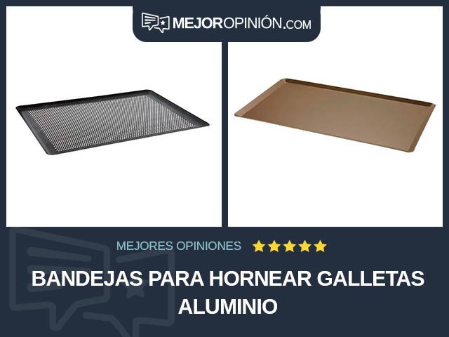 Bandejas para hornear galletas Aluminio