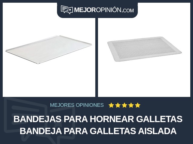 Bandejas para hornear galletas Bandeja para galletas Aislada