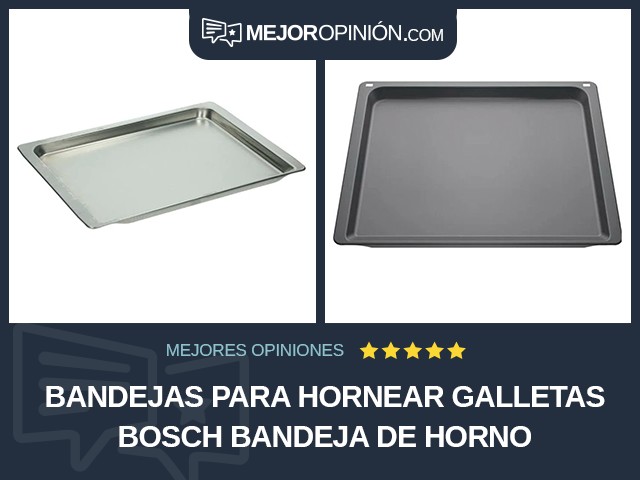 Bandejas para hornear galletas Bosch Bandeja de horno