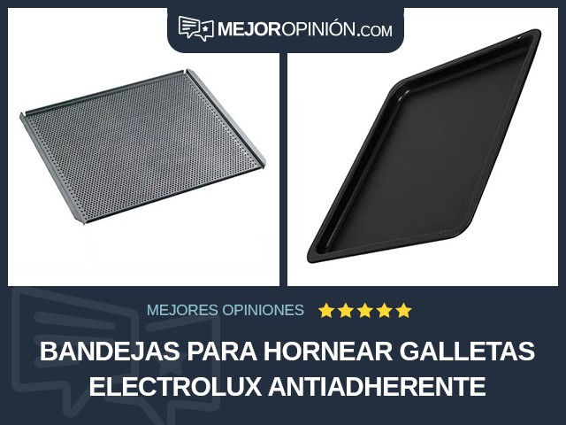 Bandejas para hornear galletas Electrolux Antiadherente