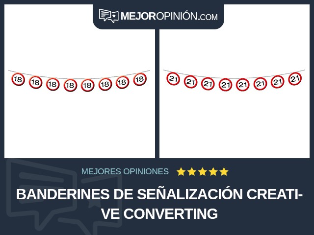 Banderines de señalización Creative Converting