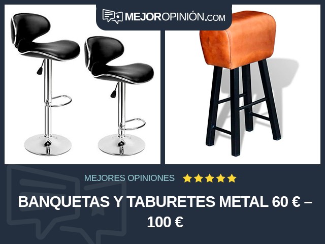 Banquetas y taburetes Metal 60 € – 100 €