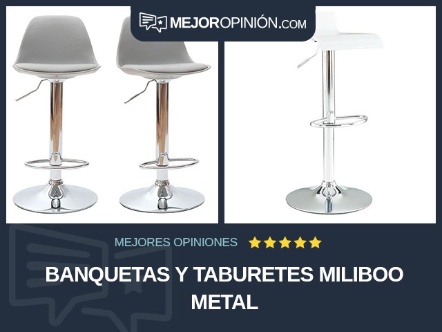 Banquetas y taburetes Miliboo Metal