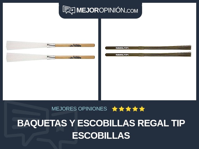 Baquetas y escobillas Regal Tip Escobillas