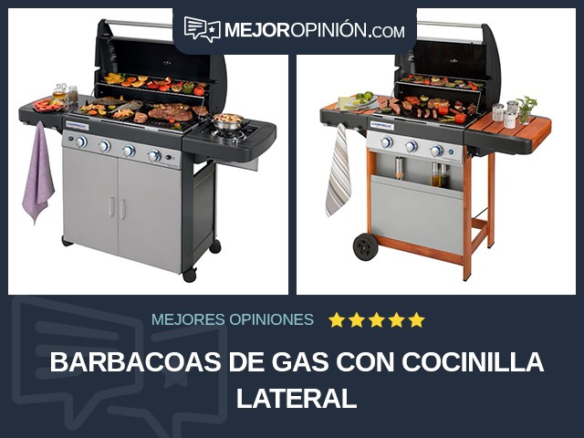 Barbacoas De gas Con cocinilla lateral