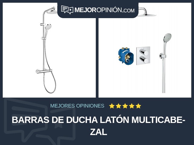 Barras de ducha Latón Multicabezal