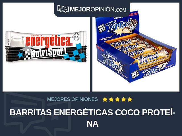 Barritas energéticas Coco Proteína