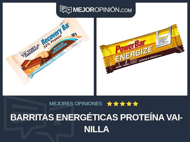 Barritas energéticas Proteína Vainilla