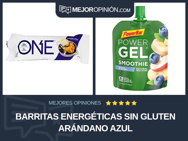 Barritas energéticas Sin gluten Arándano azul