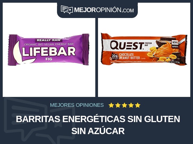 Barritas energéticas Sin gluten Sin azúcar