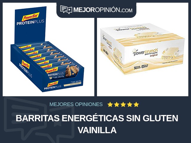 Barritas energéticas Sin gluten Vainilla