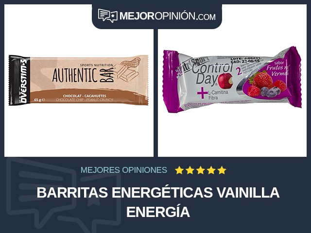 Barritas energéticas Vainilla Energía