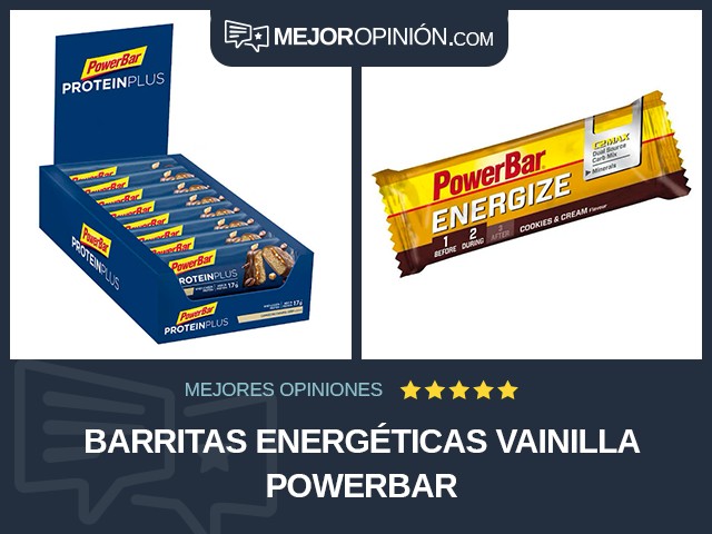 Barritas energéticas Vainilla PowerBar