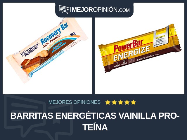 Barritas energéticas Vainilla Proteína