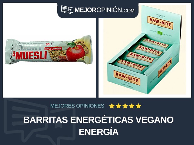 Barritas energéticas Vegano Energía