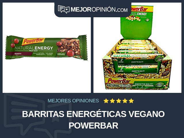 Barritas energéticas Vegano PowerBar