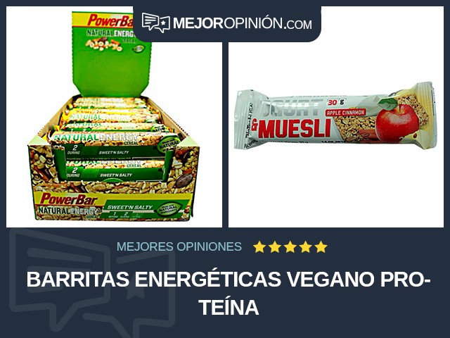 Barritas energéticas Vegano Proteína