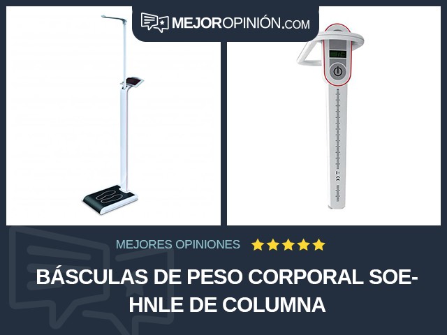 Básculas de peso corporal Soehnle De columna