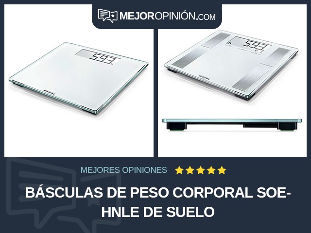 Básculas de peso corporal Soehnle De suelo