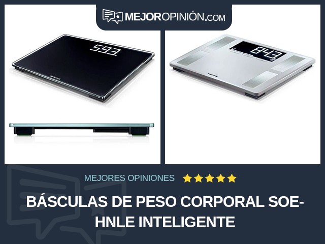 Básculas de peso corporal Soehnle Inteligente