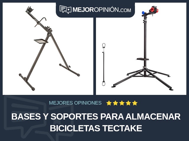 Bases y soportes para almacenar bicicletas TecTake