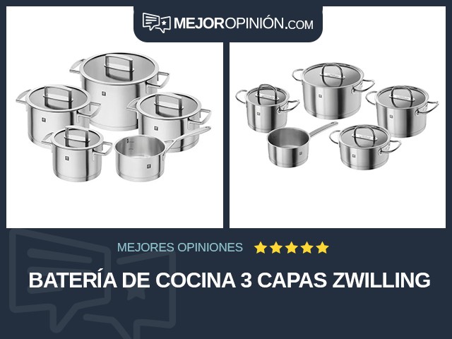 Batería de cocina 3 capas Zwilling