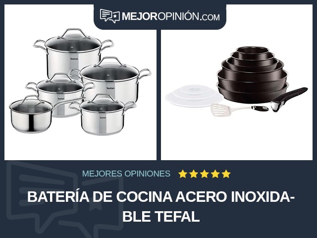 Batería de cocina Acero inoxidable Tefal