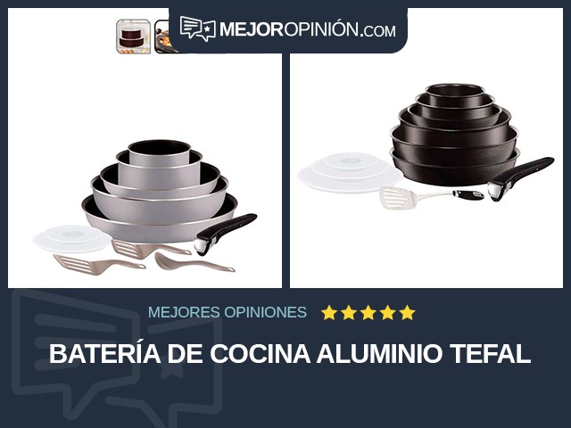 Batería de cocina Aluminio Tefal