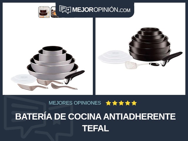 Batería de cocina Antiadherente Tefal