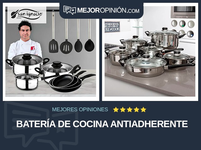 Batería de cocina Antiadherente