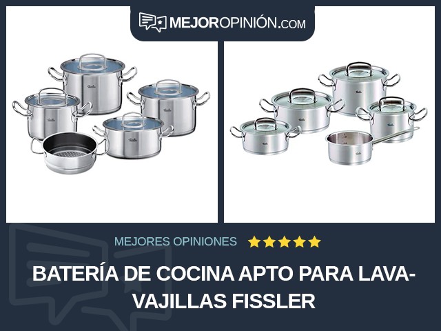 Batería de cocina Apto para lavavajillas Fissler