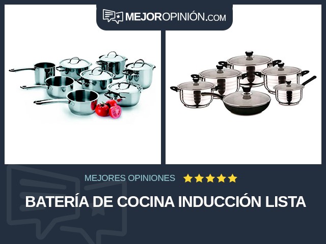 Batería de cocina Inducción lista