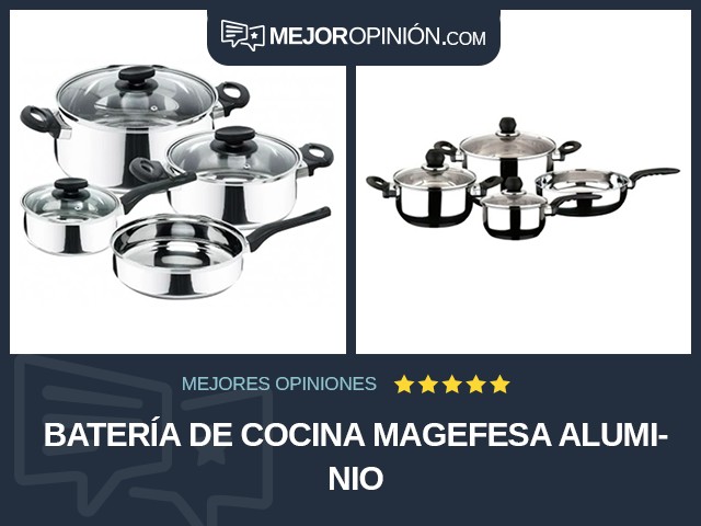 Batería de cocina Magefesa Aluminio