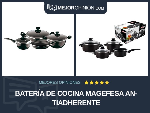 Batería de cocina Magefesa Antiadherente